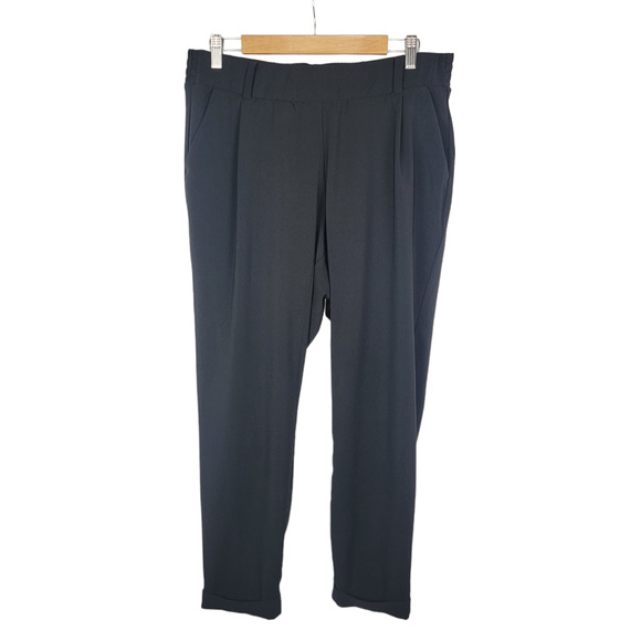 Torrid Pull-On Taper Stretch Crepe High-Rise Tie-Front Pant 0 - Picture 1 of 3